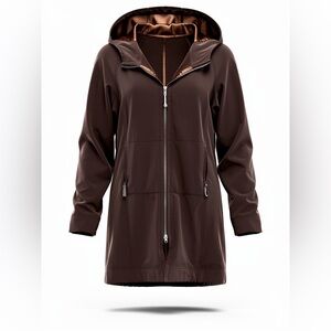 Lululemon athletica Chocolate Brown Rain Reb Trench